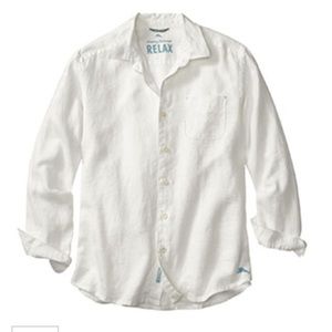 Tommy Bahama Long Sleeve Linen Button-Down Shirt